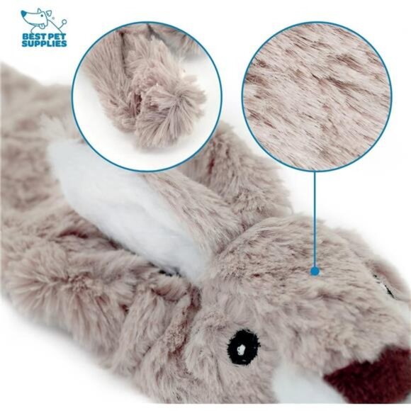 Dog Squeaky Chew Toys Fun Skin,Plush,Wild Duck,Hare,Squirrel,Alligator - Picture 3 of 7